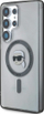 Kapak telefoni Karl Lagerfeld Button MagSafe për Galaxy S25 Ultra, TPU PC, me MagSafe, transparent