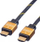 Kabllo HDMI Roline 11.04.5562, 2m, 4K, konektorë të veshur me ar