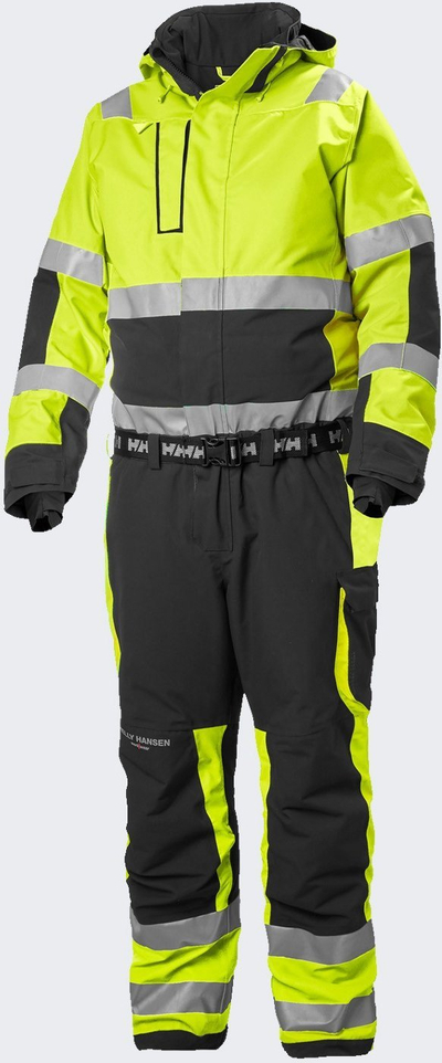 Kostum dimri Helly Hansen Workwear Alna 2.0 C52, me Primaloft për ngrohje, dukshmëri e lartë, i verdhë navy