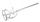 Mikser për llaç Graphite 58G782-96, 590mm, diametër 120mm, M14