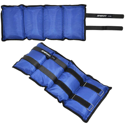 Peshë për kyç Eb Fit Blue, 2x2kg, tekstil, blu