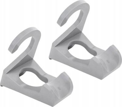 Mbajtëse tubi pishine Bestway Hose Support Safety, plastike ABS, për pishina sipër tokës, gri