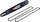 Сет шина и ланци AWTOOLS CS580 CS620, 40 cm, 2 парчиња, метален