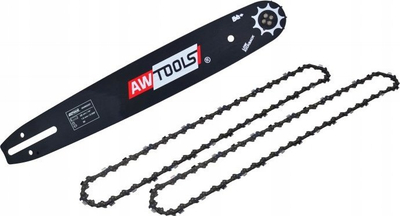 Сет шина и ланци AWTOOLS CS580 CS620, 40 cm, 2 парчиња, метален