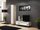 Komodë TV Cama RTVVIGO140N, 140 x 40 x 30 cm, 2 rafte, sonoma me të bardhë