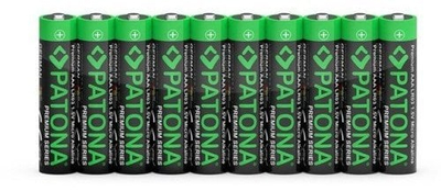 Bateri alkaline Patona Replacement, AAA, 1400mAh, pako me 10 copë