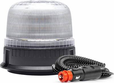 Dritë paralajmëruse LED AMiO 03340, 12–24V, me magnet, portokalli