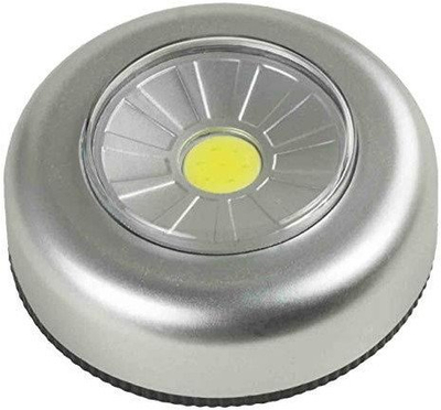 Dritë LED me shtypje Arcas COB BP1, 6.8cm, 50lm, e bardhë argjendi