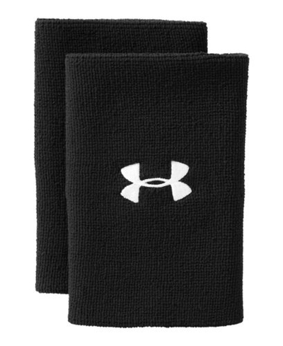 Djersierë kyçi Under Armour Performance, set 2 copë, 6", unisex, e zezë