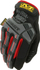 Doreza pune Mechanix Wear M-Pact, me mbrojtje D3O, për touch screen, zi me të kuqe