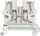 Bllok terminali Legrand 037162, 2 përçues, 6mm², gri