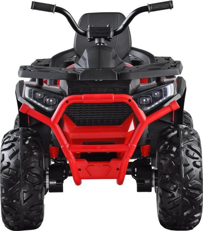 Quad elektrik për kalamaj Jokomisiada 4x4, bateri 12V 10Ah, telekomandë për prindin, i kuq e zi