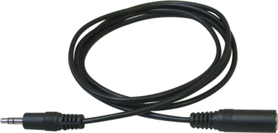 Аудио кабел Neutralle, 3.5mm машки во 3.5mm женски, 3m, црн