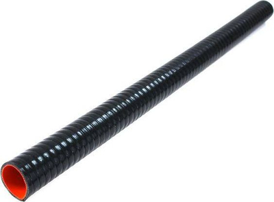 Zorrë silikoni TurboWorks FLEX PRO, 1 metër, diametër 25mm, e zezë