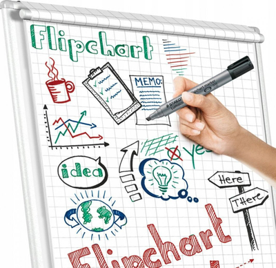 Markera flipchart STAEDTLER Lumocolor 356 B WP6, majë e prerë, set 6 copë, shumëngjyrësh