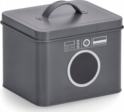 Kuti detergjenti Zeller Present, 3.07L, 18 x 15.5 x 14 cm, antracit