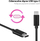 Kabllo USB C në USB C Choetech CC0001, 0.5m, 3A 10Gbps, e zezë