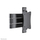 Mbajtëse muri për monitor Neomounts FPMA-W830, 10-24", e zezë