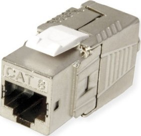 Modul Keystone ROLINE Cat.8, i mbrojtur, toolless, argjendtë