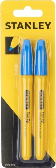 Marker i përhershëm Stanley Blue Fine Tip, set me 2 copë, blu