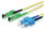 Kabllo patch LWL E2000 në LC, singlemode, 3m, e verdhë