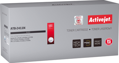 Toner printeri Activejet ATB-2411N, zëvendësues Brother TN-2411, lazer, i zi