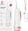 Irigator oral Oclean W10, portativ, pa tel, rozë