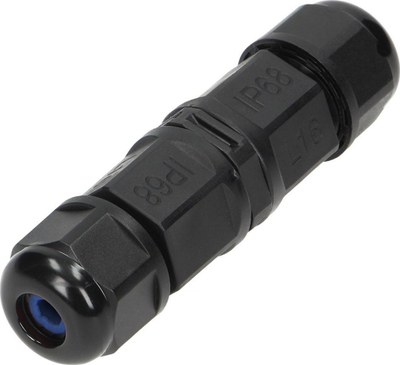 Lidhës kabllor Orno OR-AE-13600 MINI, IP68, 3x1.5mm² 450V 16A, i zi