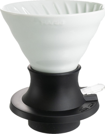 Преливач за кафе Hario Switch V60 02, 200 ml, порцелан, бел