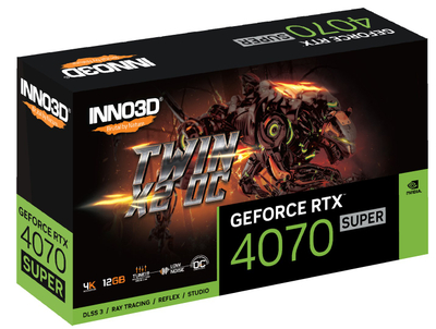 Kartelë grafike Inno3D GeForce RTX 4070 SUPER Twin X2 OC 12GB GDDR6X