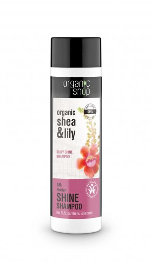 Shampo për flokë Organic Shop Shea butter and Lilies 280 ml