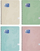 Bllok me spirale Oxford Touch Pastel A5, 80 flet, me vija katrore, set 5 cop