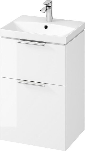 Kabinet banjoje Cersanit City S801-421, 50.5 cm, me lavaman, i bardhë
