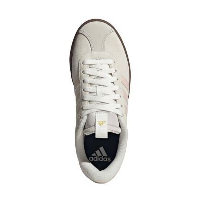 Патики Adidas VL Court 3.0 W JR0954, велур кожа, гумен ѓон, бели