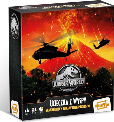 Loja me letra Cartamundi Jurassic World Escape From The Island, familjare, për kalamaj