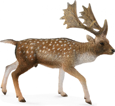 Фигурa играчка Collecta Deer, машко еленче, пластика, кафеава