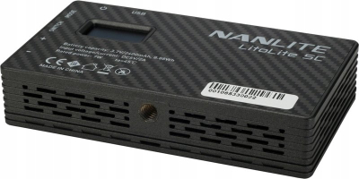 Dritë portabël LED Nanlite LitoLite 5C, RGBWW, bateri 2400mAh, e zezë
