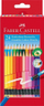 Set lapsa ngjyrues Faber-Castell Erasable, 24 copë, me gomë, shumëngjyrëshe