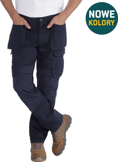 Pantallona cargo Carhartt Emea Full Multi Pocket, plot me xhepa, blu e errët, W36 L30