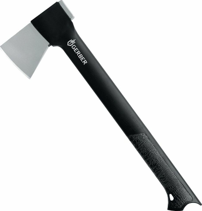 Sëpatë Gerber Gator Axe Combo II, me sharrë mrena dorezës, dorezë që s’rrëshqet, e zezë