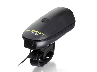 Borë biçiklete Hornit Lite DB120, 120dB, 250 lumen, e zezë