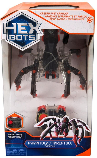 Роботска играчка HEX BOTS тарантула, со далечински управувач, со полнечка батерија, повеќебојна