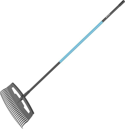 Fshesë gjethesh Cellfast IDEAL PRO Large Leaf Rake 525mm, dorezë alumini, plastike, blu