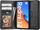 Këllëf portofol Tech-Protect Wallet për Xiaomi Redmi 12, lëkurë ekologjike, me karta, i zi