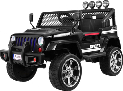 Makinë elektrike për kalama Raptor Drifter 4X4, bateri 12V 10Ah, me telekomandë për prindërit, e zezë