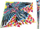 Fluturë ajri ARTYK Kite Eagle, 70cm, me shumë ngjyra