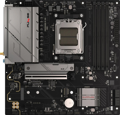 Pllakë amë Sapphire Pulse B850M WiFi, Socket AM5, DDR5, Micro ATX