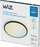 Lampë tavani LED WiZ SuperSlim, 22W, Wi‑Fi, 43cm, e zezë