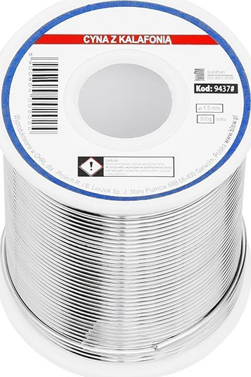 Tel saldimi me plumb me fluks, 1.5mm, 500g, argjendi