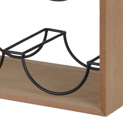Raft për shishet e verës Excellent Houseware, i kaftë